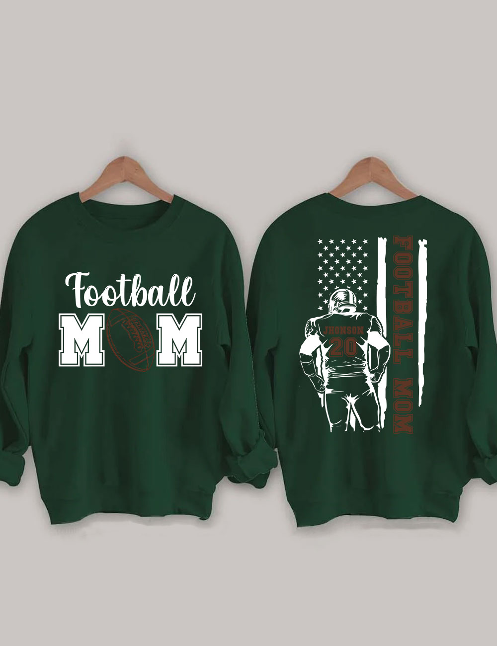 Custom Football Mom Sweatshirt