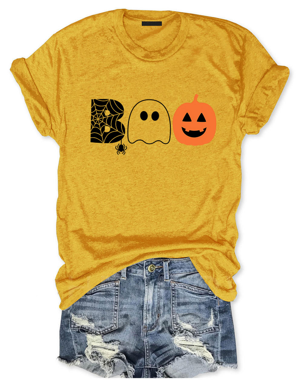 Boo Halloween Ghost Basketball T-shirt