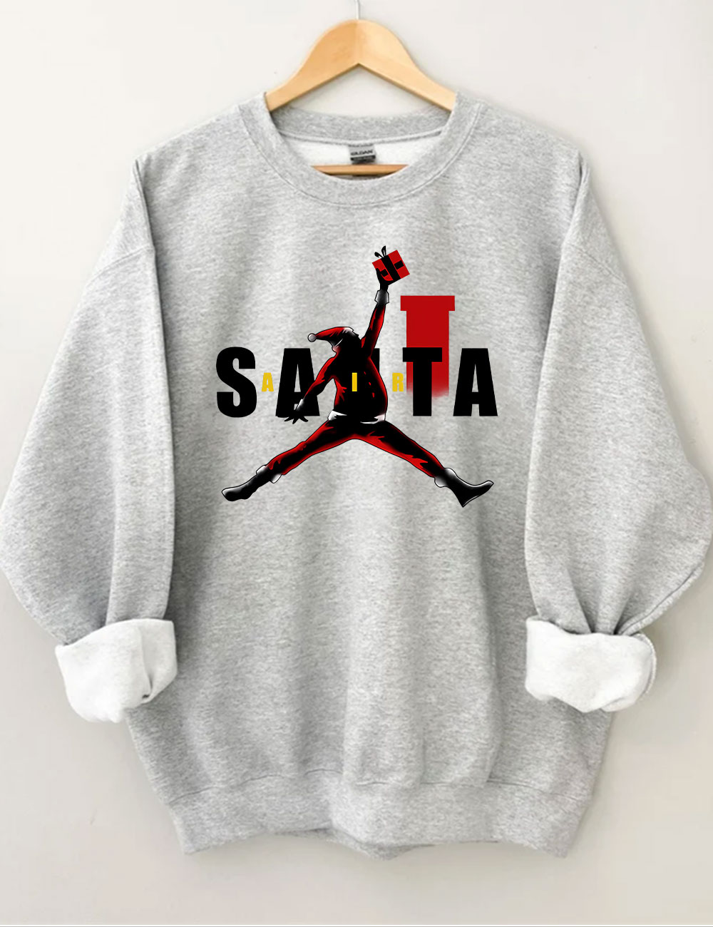 Air Santa Christmas Basketball Sweatshirt