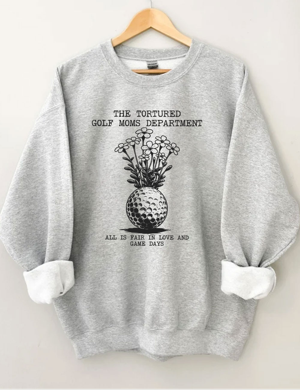 Tortured Golf Moms Department Sweatshirt