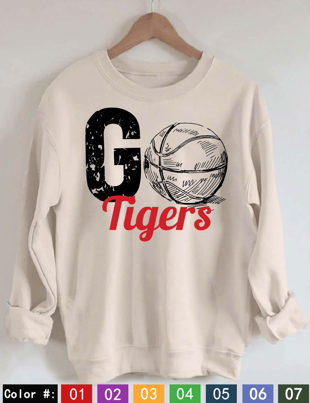 GO Basketball Team Custom Sweatshirt