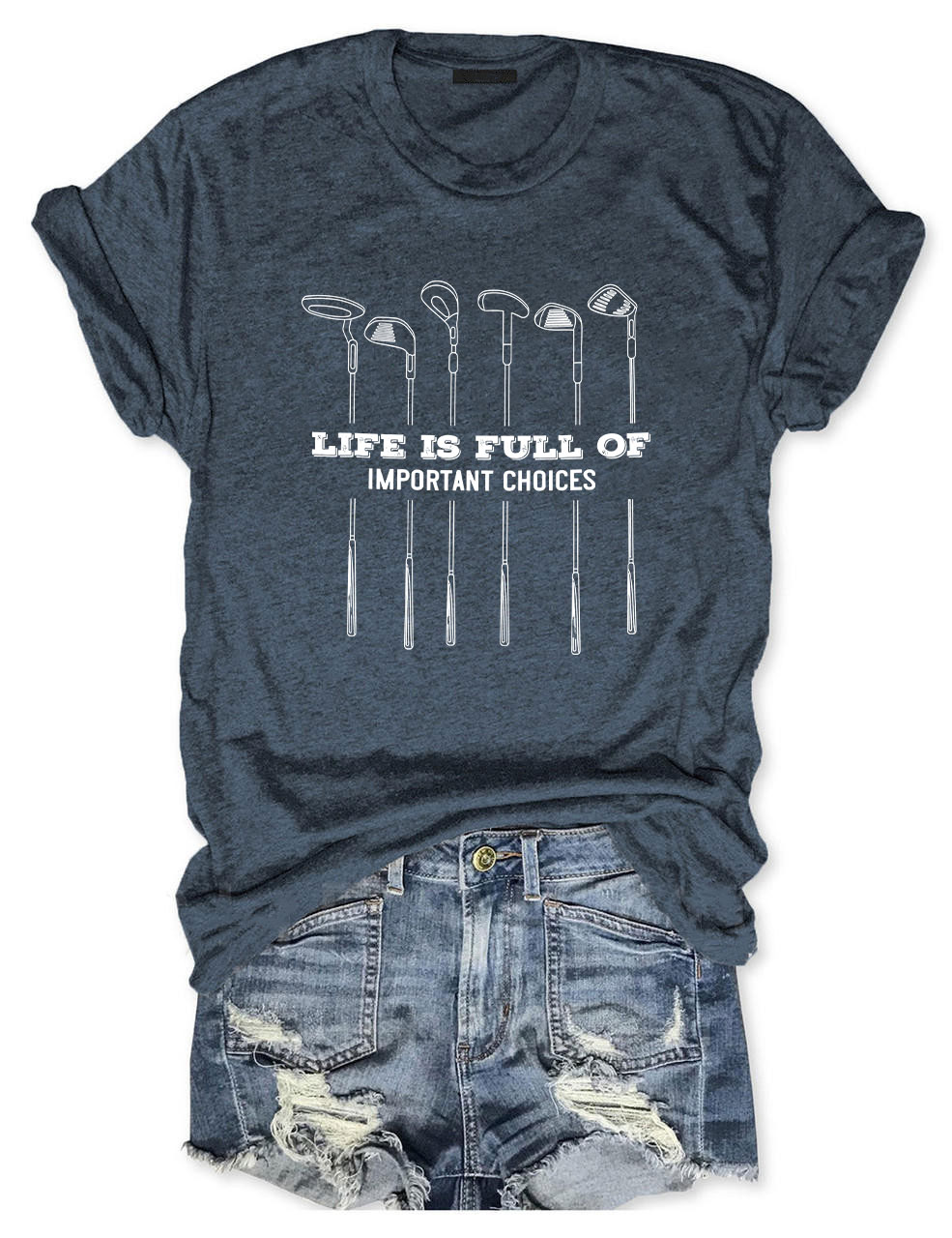 Life Is Full Of Important Choice Funny Golfing T-shirt