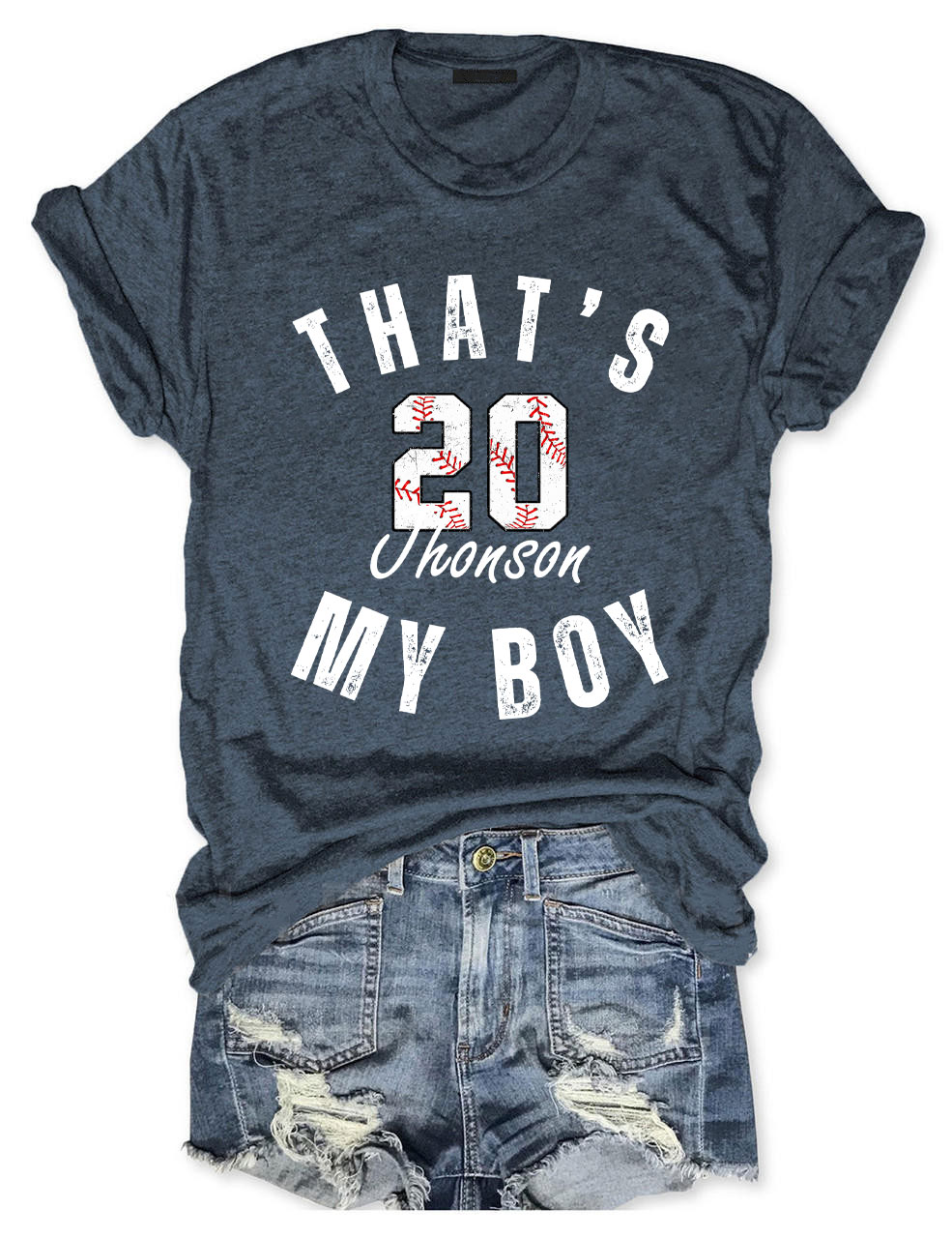 Custom That's My Boy Baseball T-Shirt