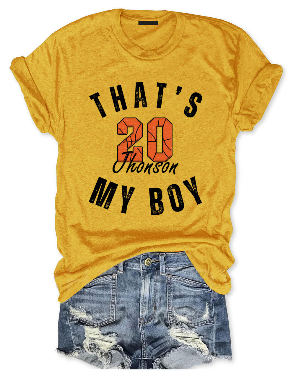 Custom That's My Boy Basketball T-shirt