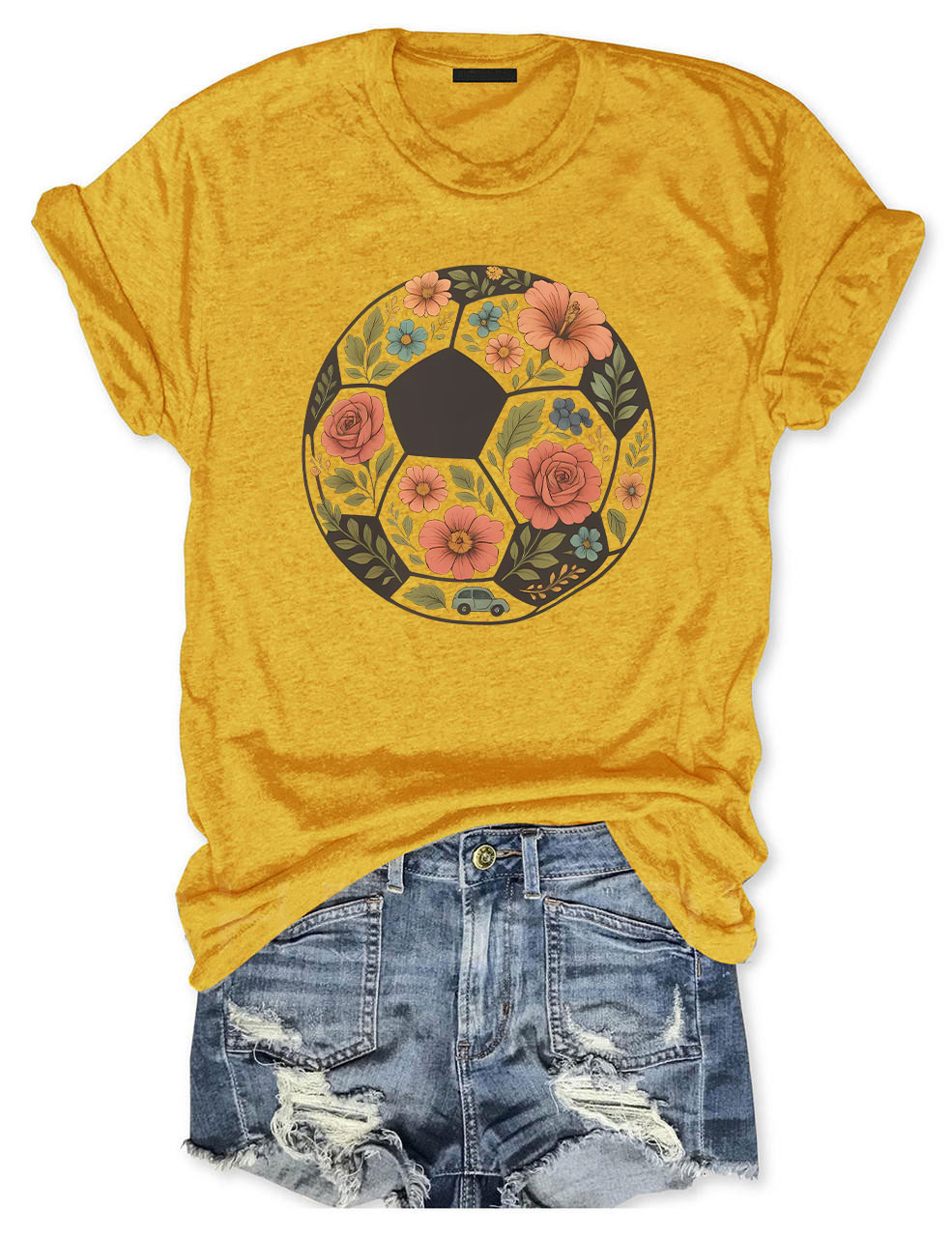 Floral Soccer T-shirt