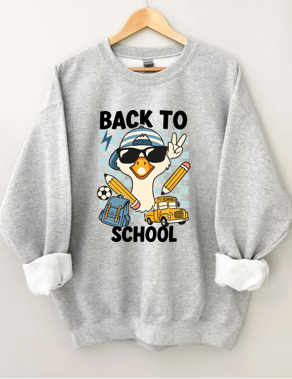 Back To School Funny Soccer Sweatshirt