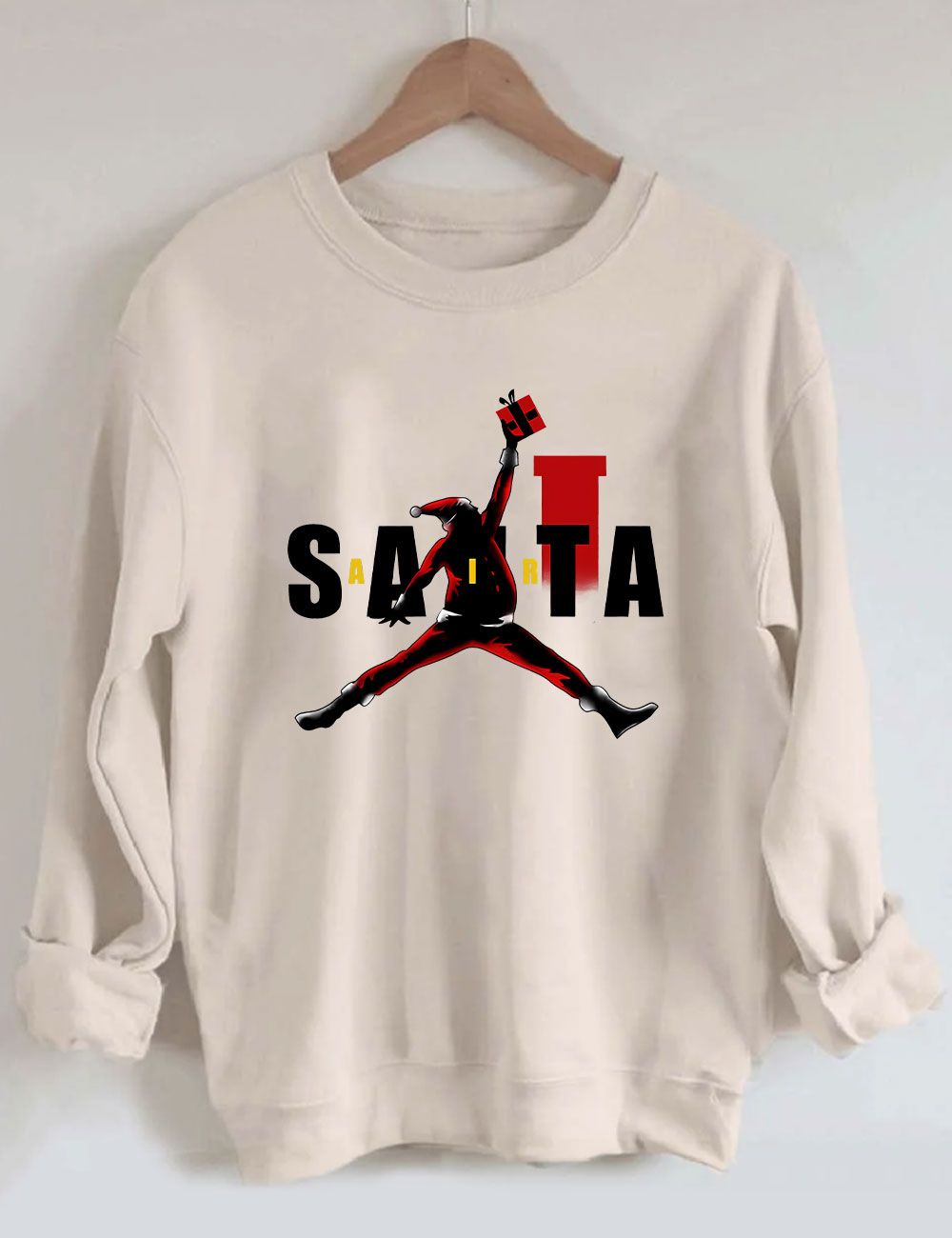 Air Santa Christmas Basketball Sweatshirt