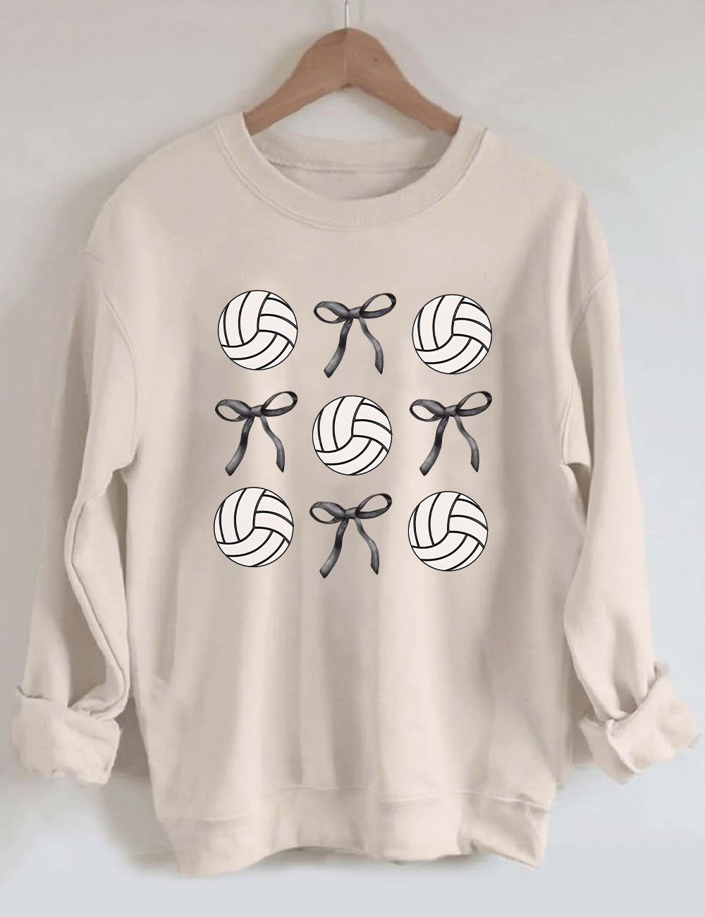 Volleyball Bows Sweatshirt