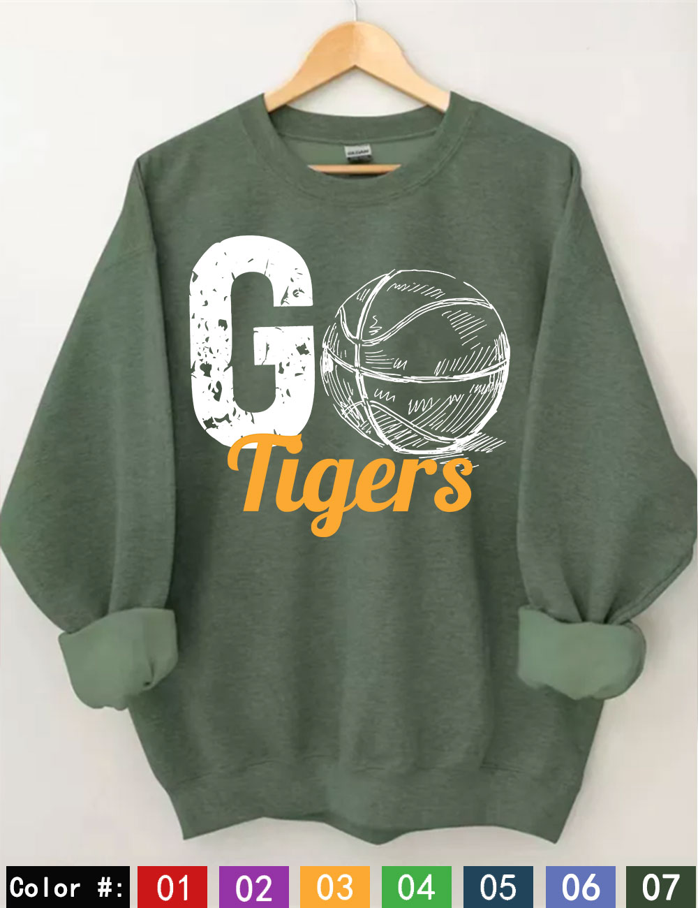GO Basketball Team Custom Sweatshirt