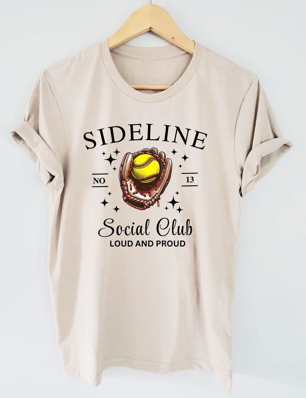 Sideline Social Club Softball Mom T-shirt