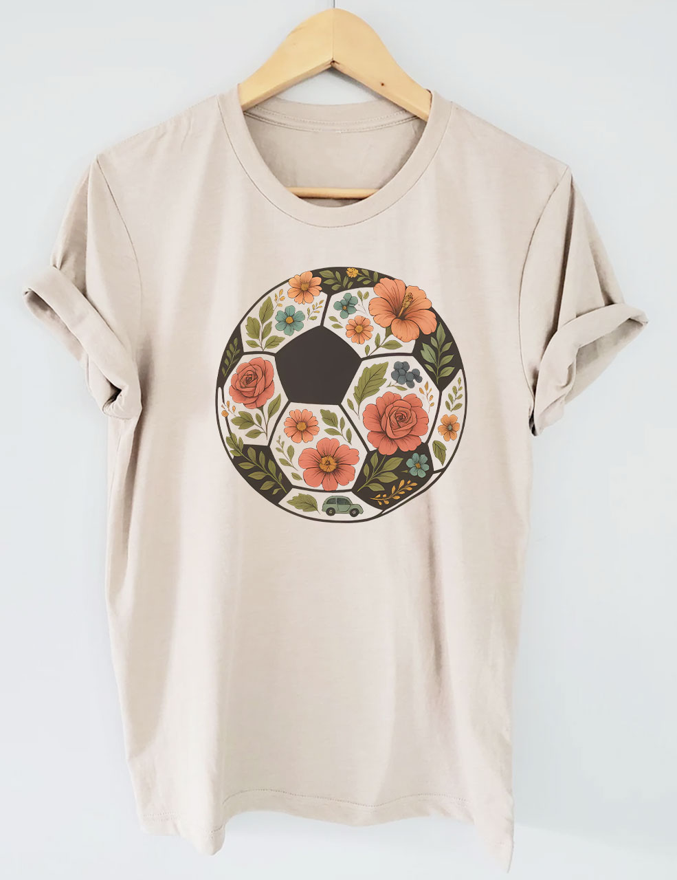 Floral Soccer T-shirt