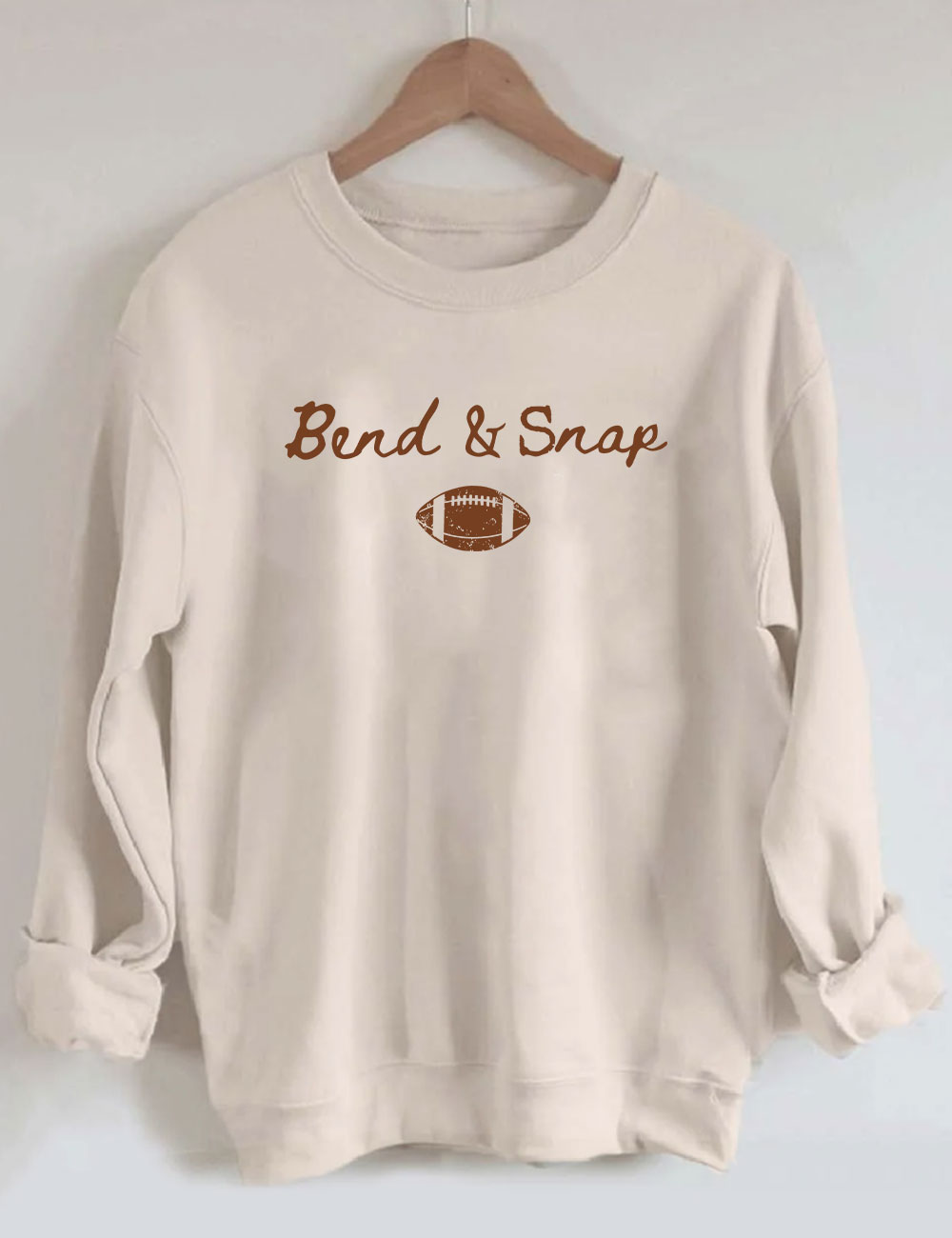 Bend and Snap Funny Football Sweatshirt