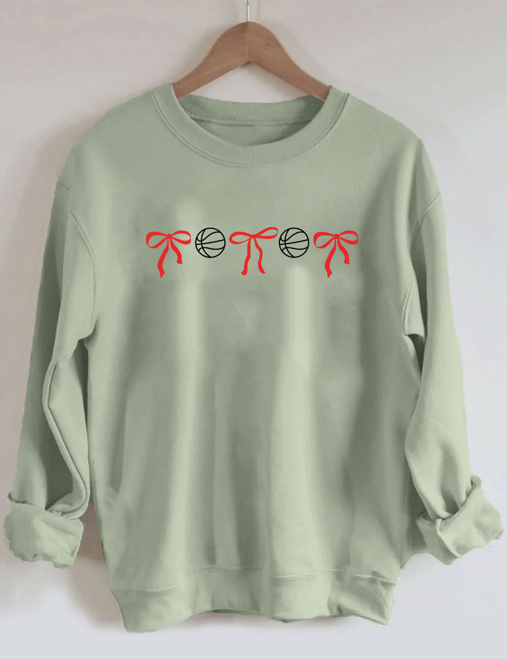Basketball Bow Sweatshirt