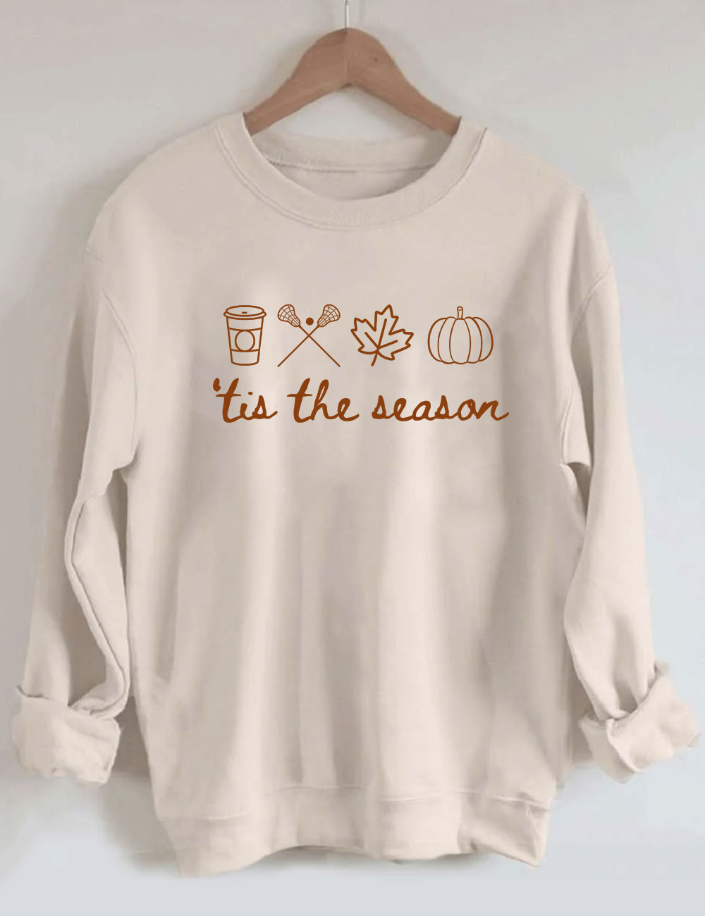 Tis' The Season Lacrosse Funny Sweatshirt