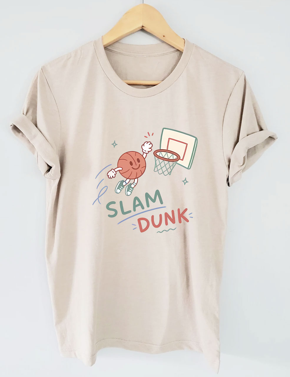 Slam Dunk Basketball Funny Basketball T-Shirt