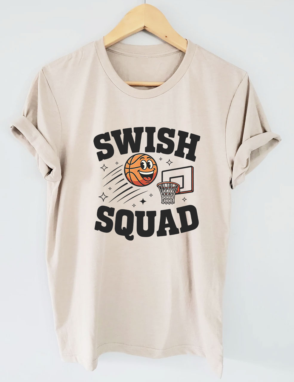 Swish Squad Basketball T-Shirt