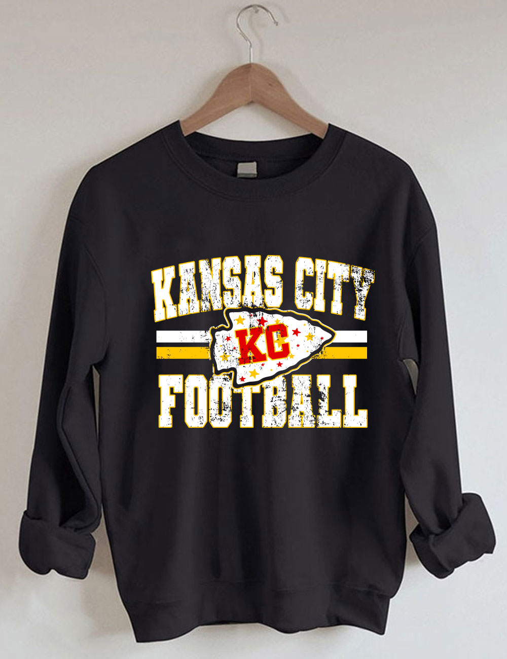 KC Chiefs Arrowhead Football Sweatshirt