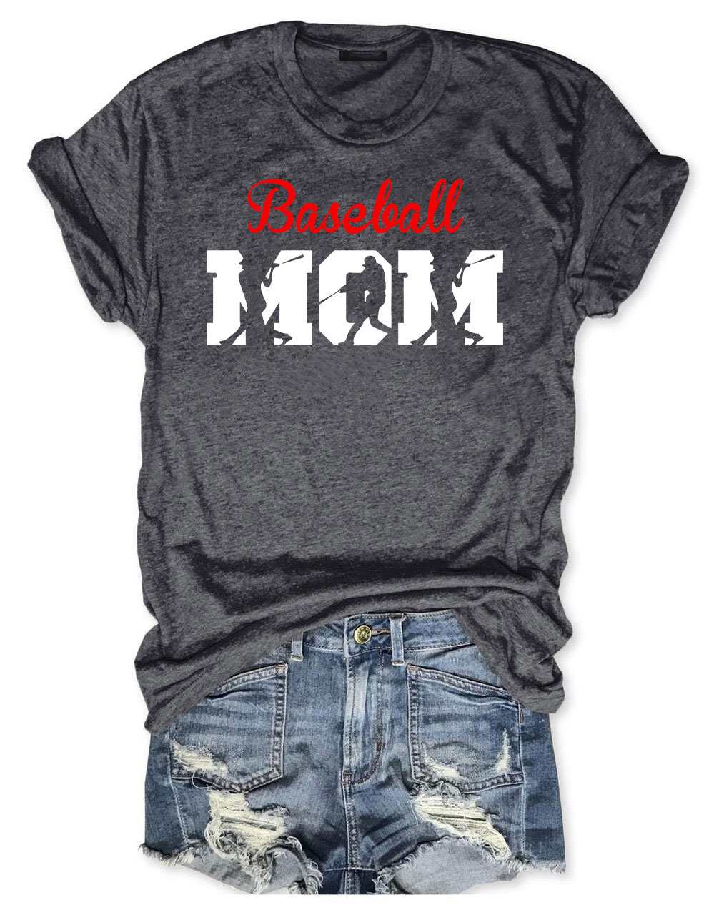 Funny Baseball Mom T-shirt
