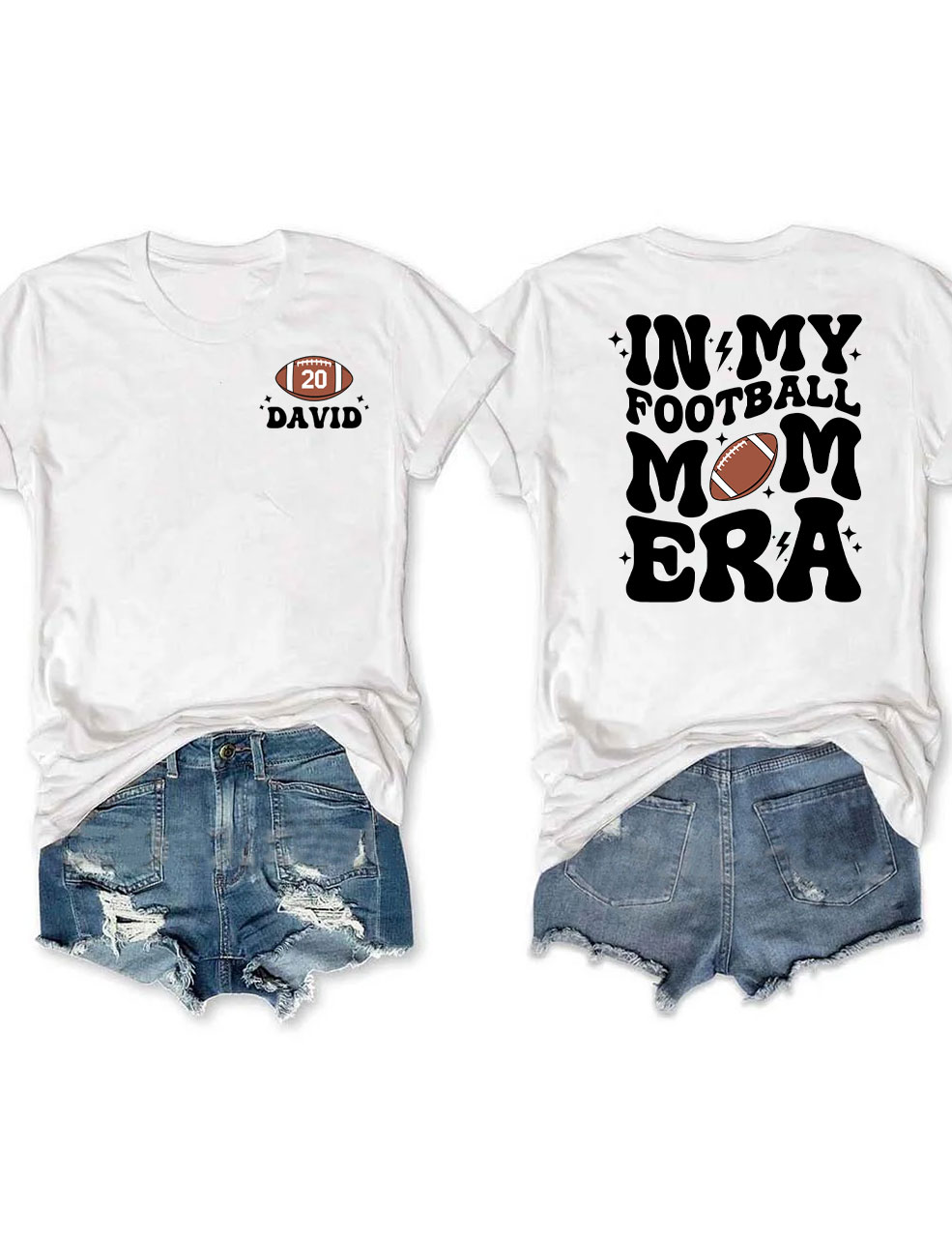 Custom In My Football Mom Era T-shirt
