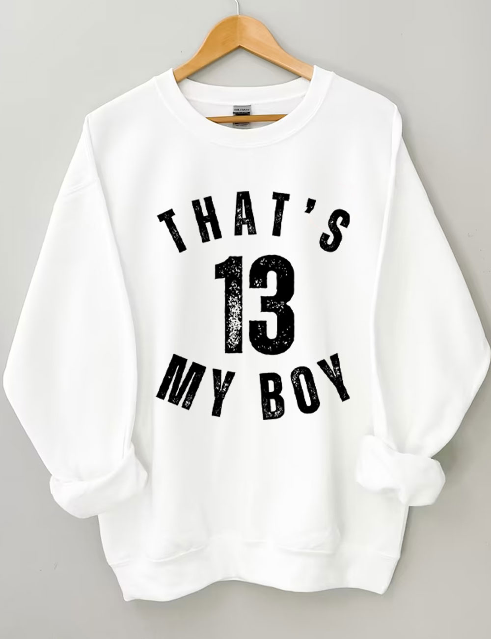 Custom That's My Boy Football Mom Sweatshirt