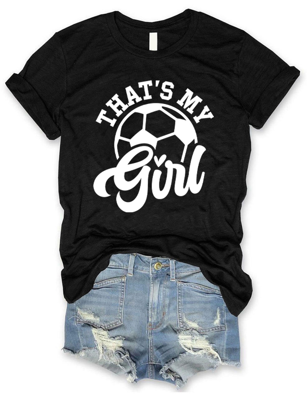 Custom That's My Girl Football T-shirt