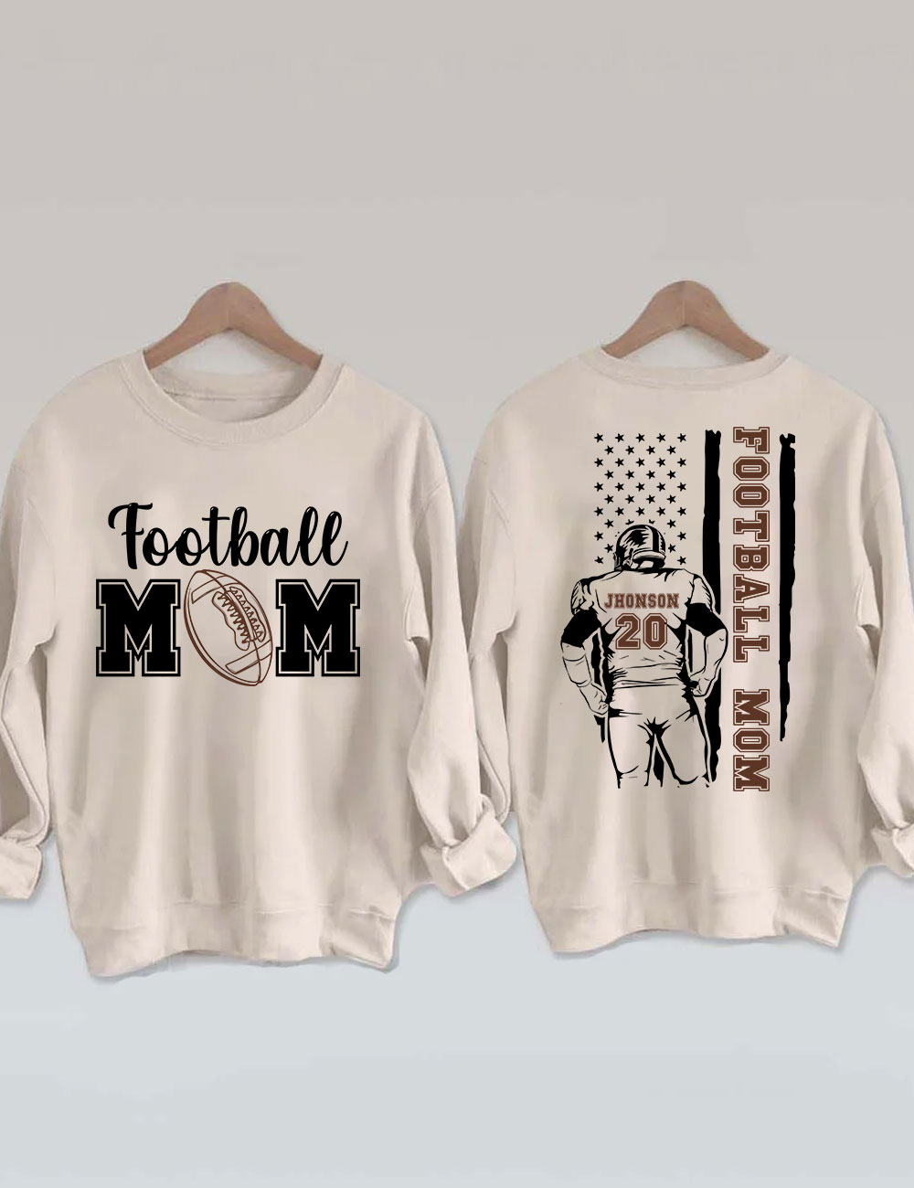 Custom Football Mom Sweatshirt