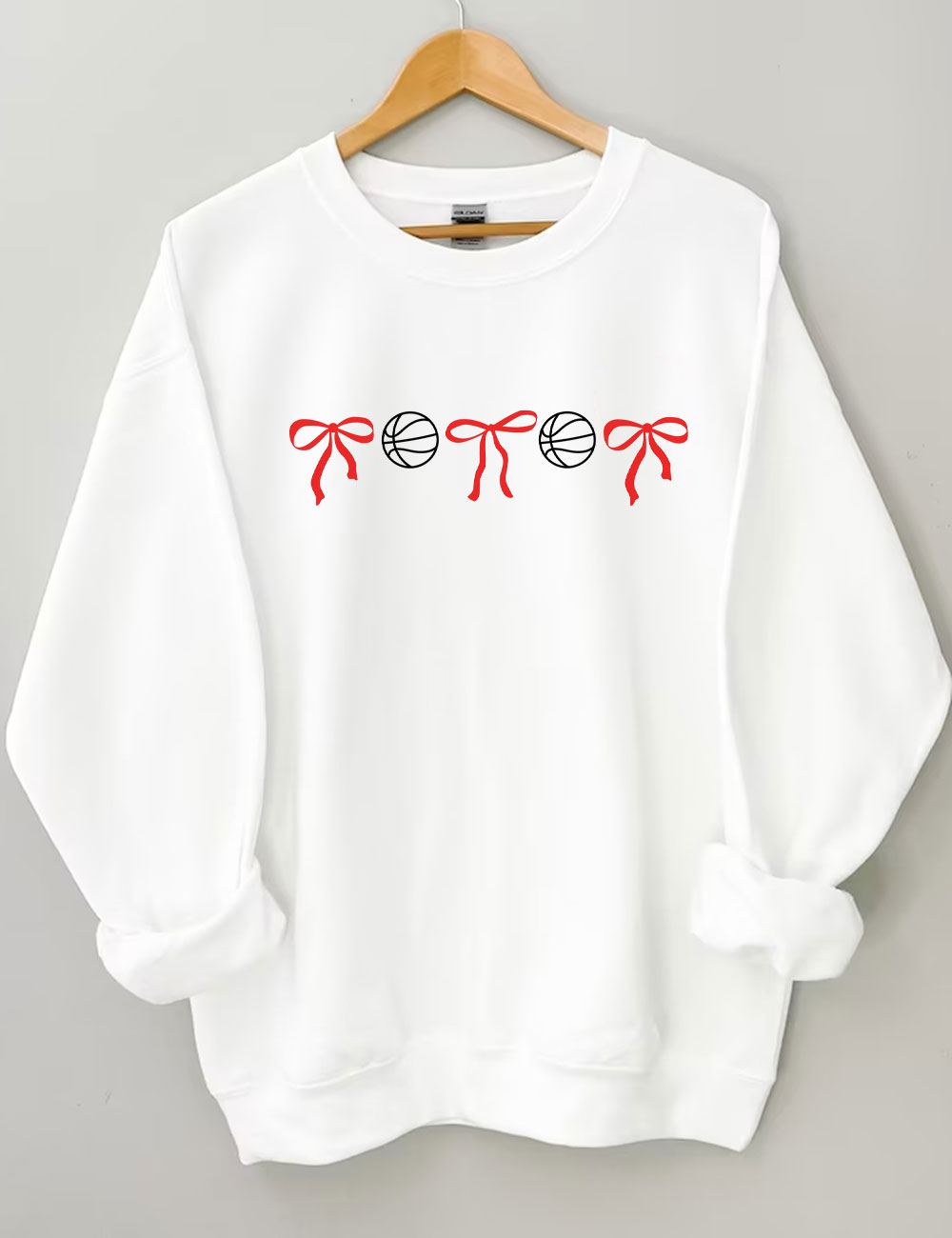 Basketball Bow Sweatshirt