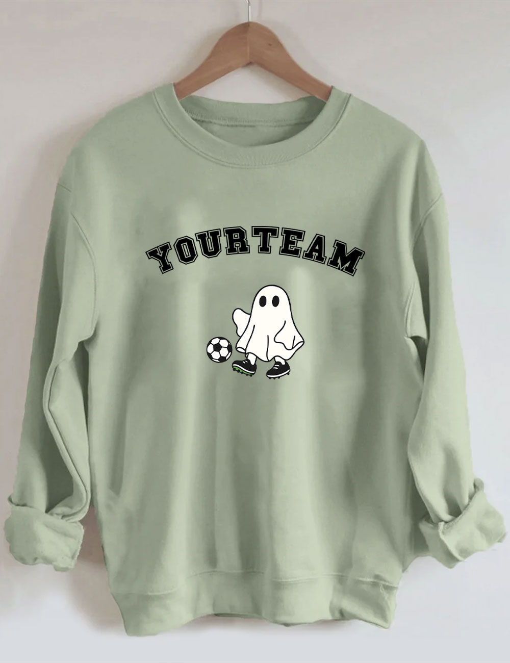 Custom Ghost Soccer Funny Sweatshirt