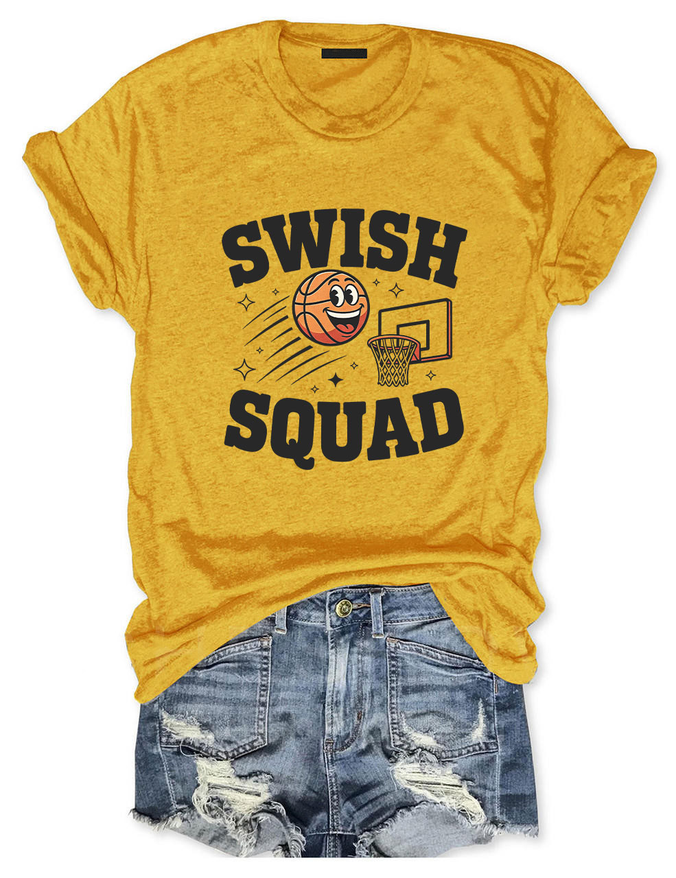 Swish Squad Basketball T-Shirt