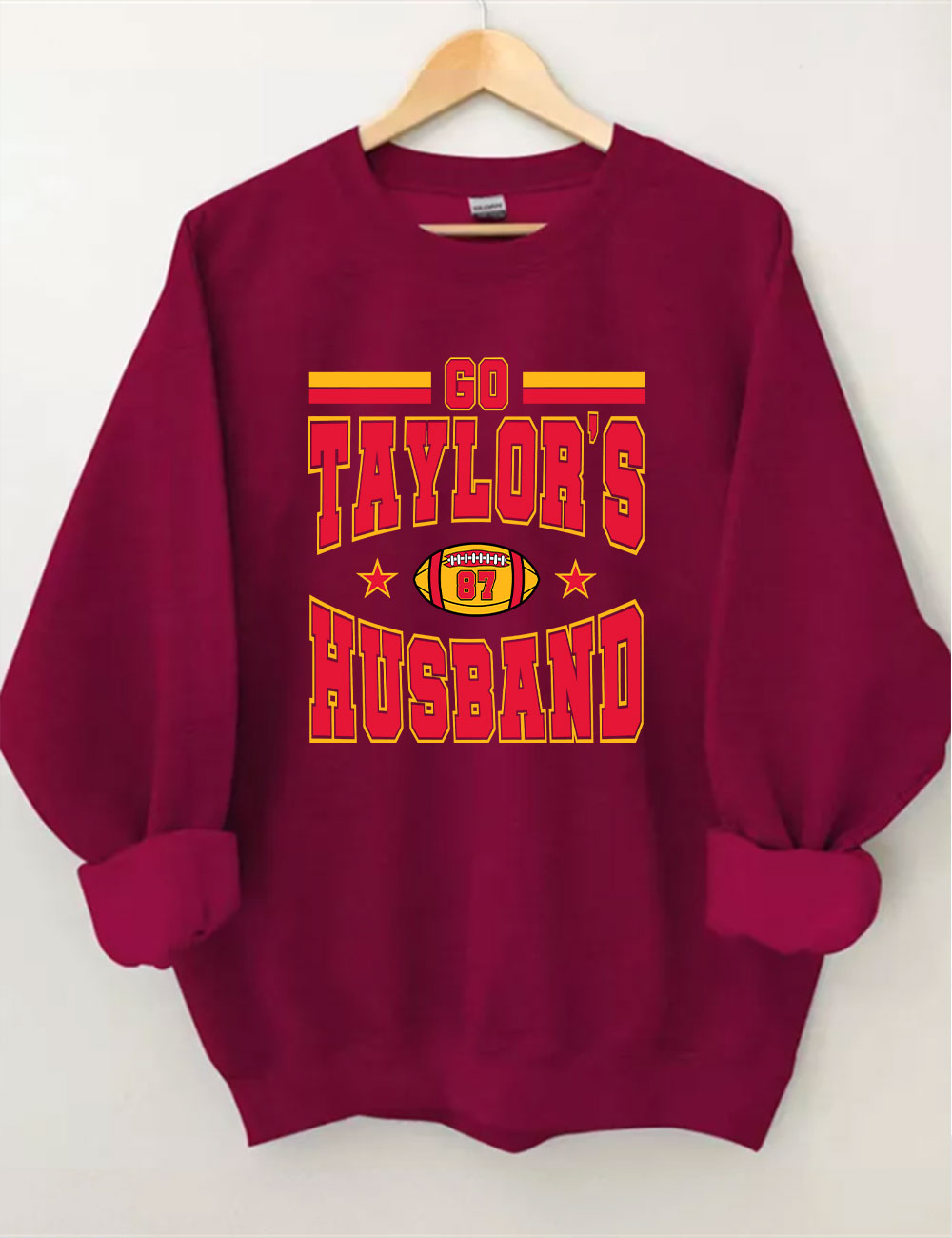 Go Taylor's Husband  Kansas City Football Sweatshirt