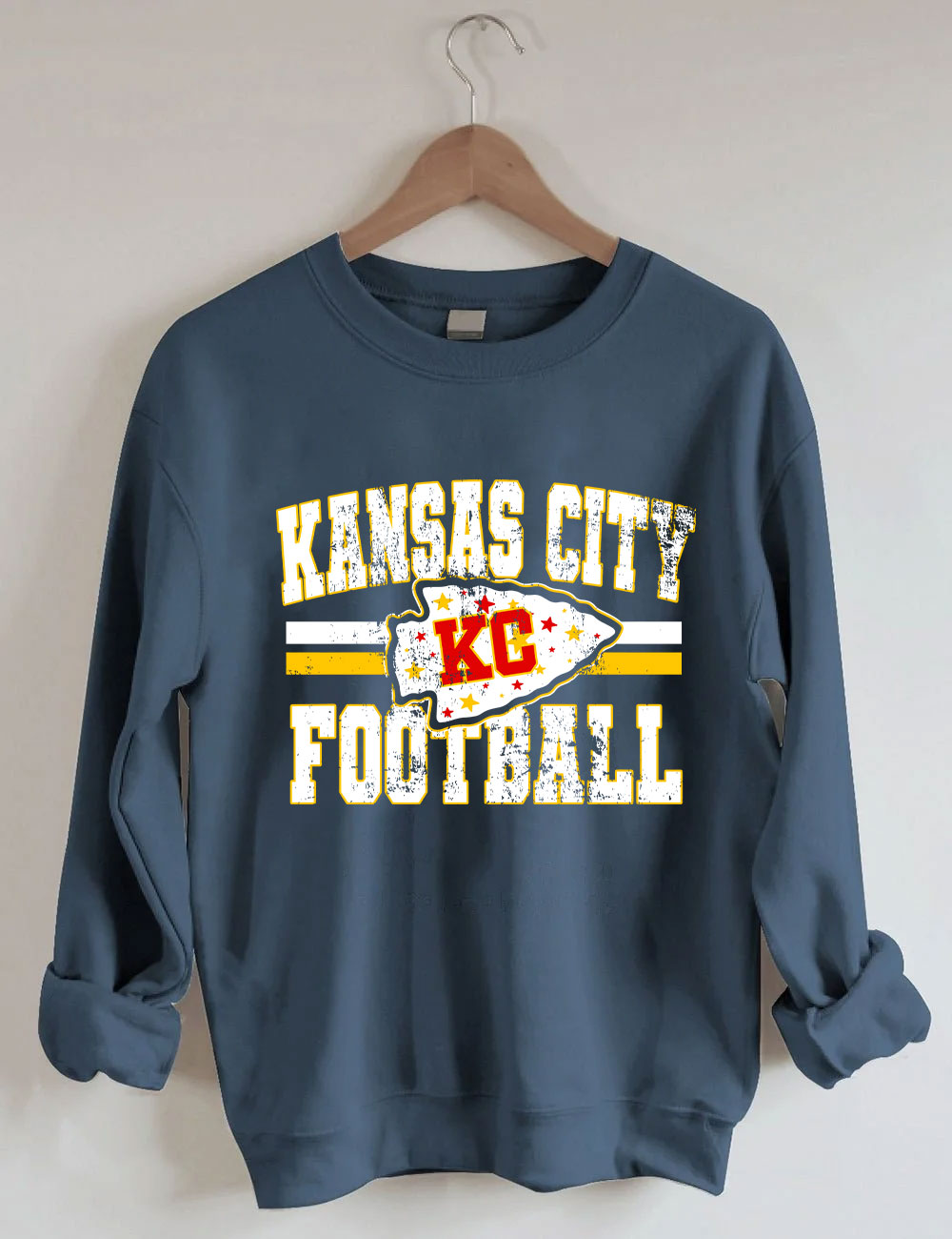 KC Chiefs Arrowhead Football Sweatshirt