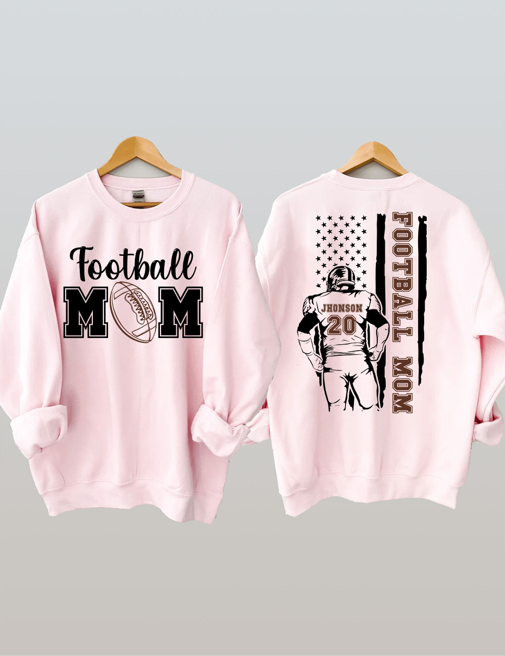 Custom Football Mom Sweatshirt