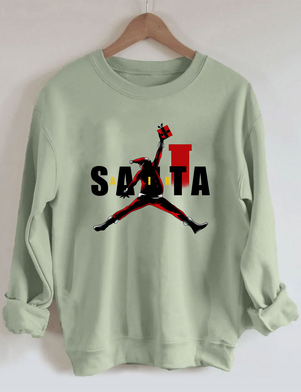 Air Santa Christmas Basketball Sweatshirt