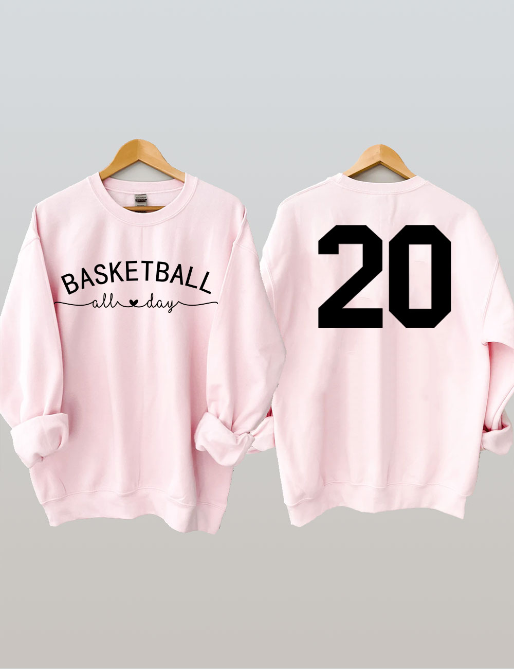 Basketball All Day Custom Sweatshirt
