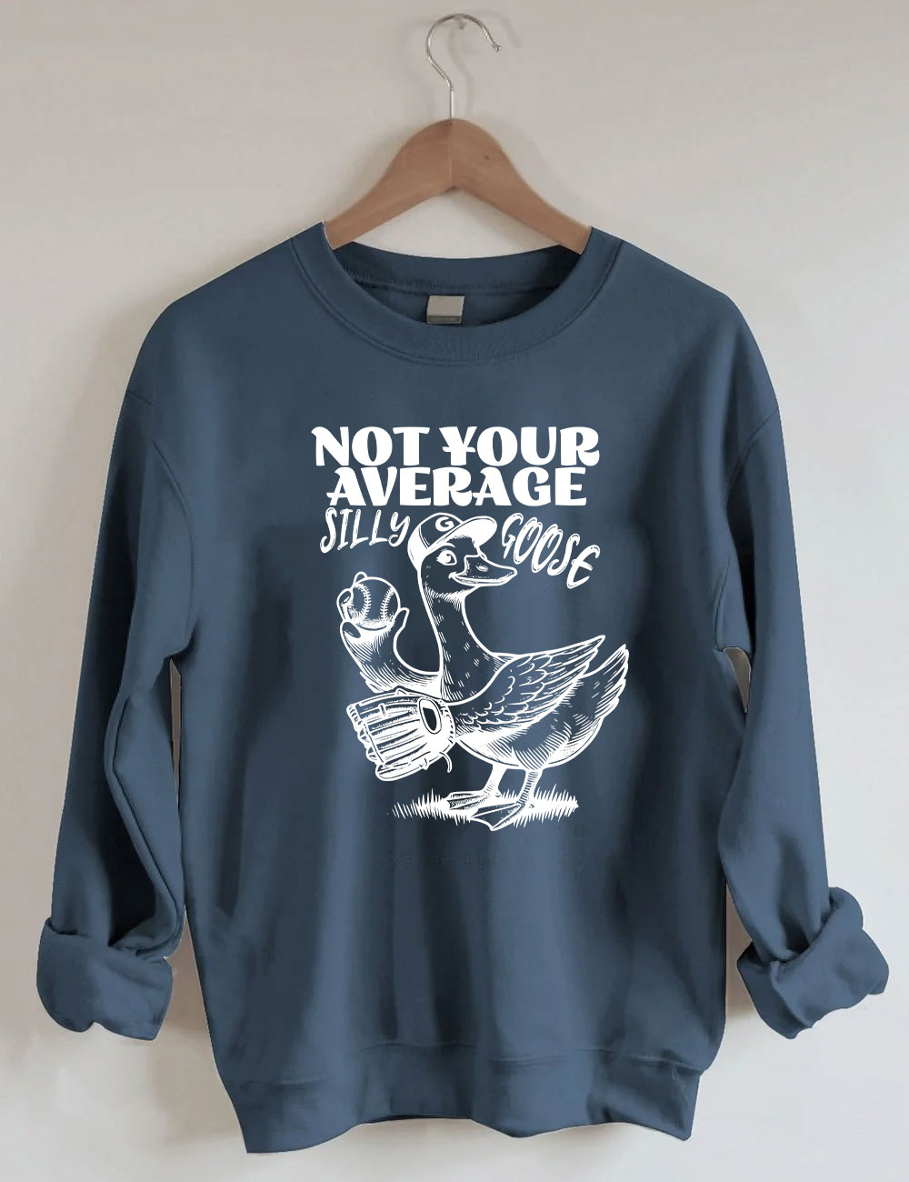 Not Your Average Silly Goose Funny Tennis Sweatshirt