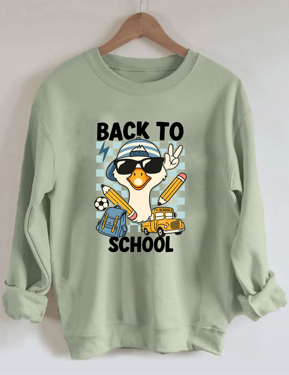 Back To School Funny Soccer Sweatshirt