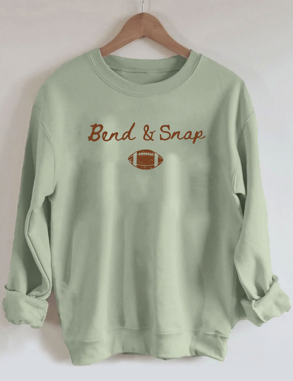 Bend and Snap Funny Football Sweatshirt