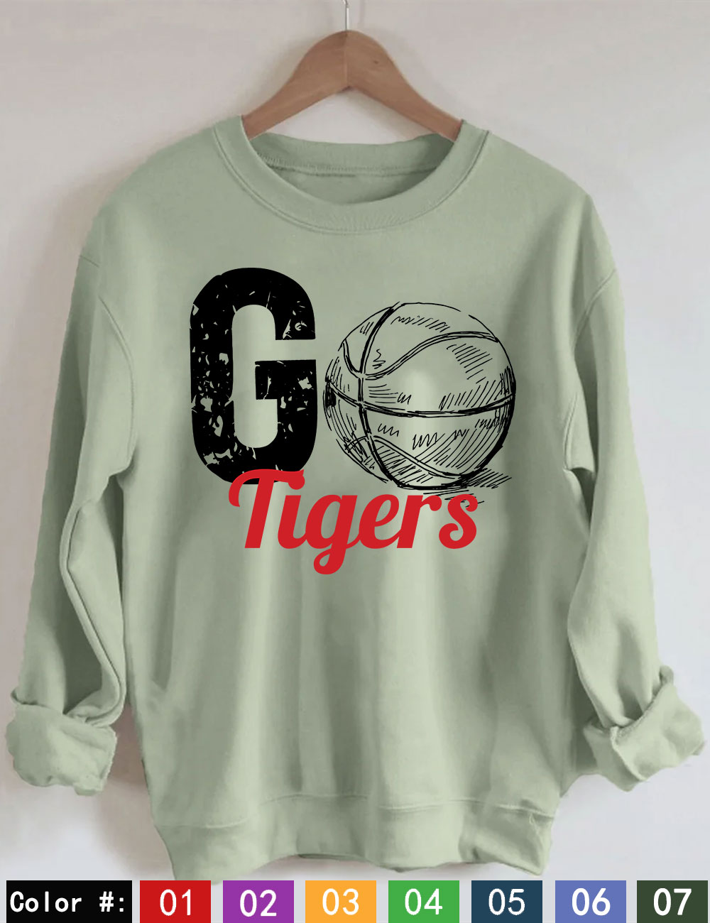 GO Basketball Team Custom Sweatshirt