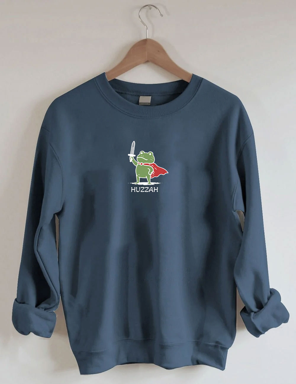 HUZZAH - Frog With Sword Sweatshirt