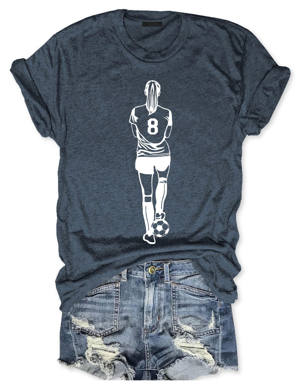 Girls Football Custom T-shirt