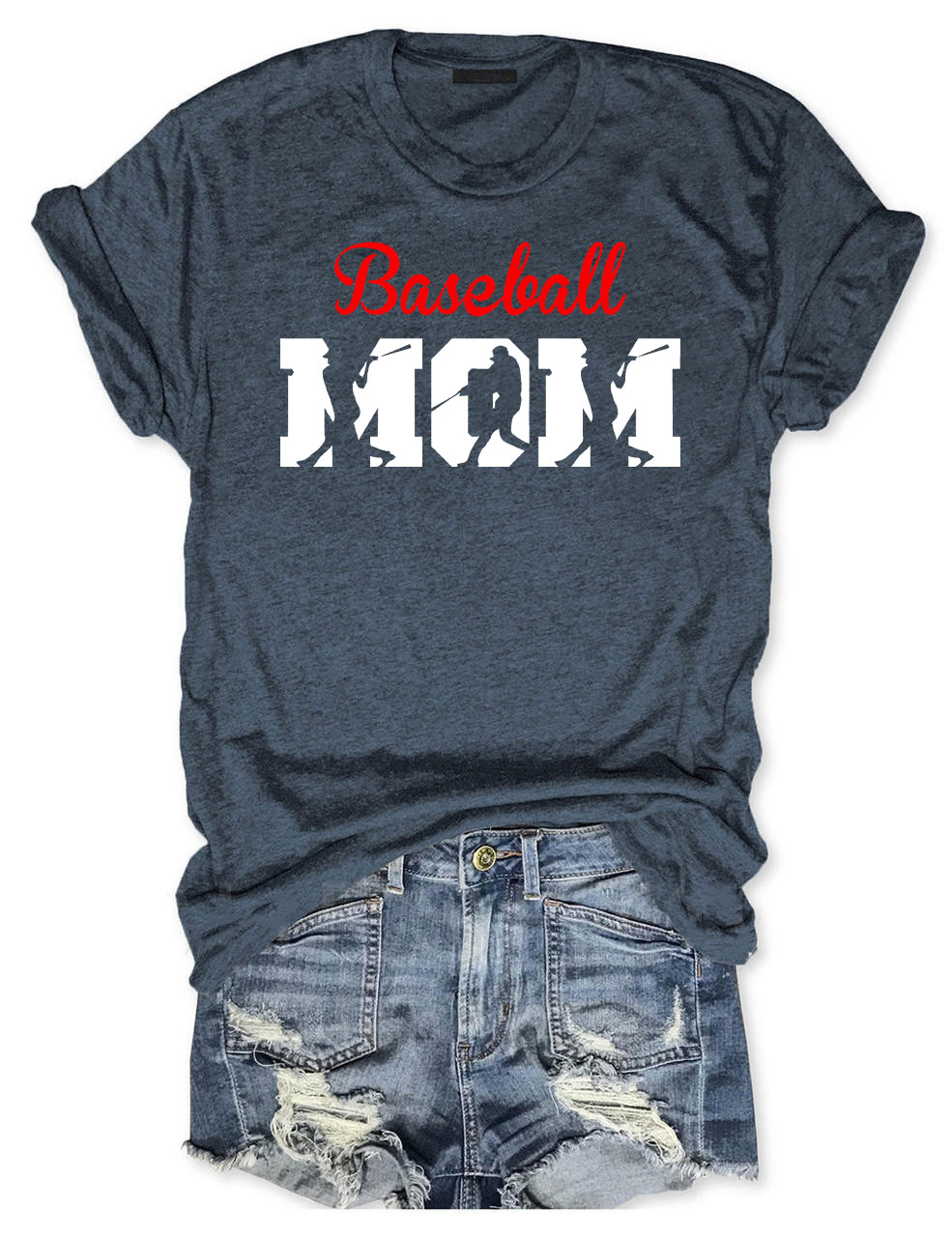 Funny Baseball Mom T-shirt
