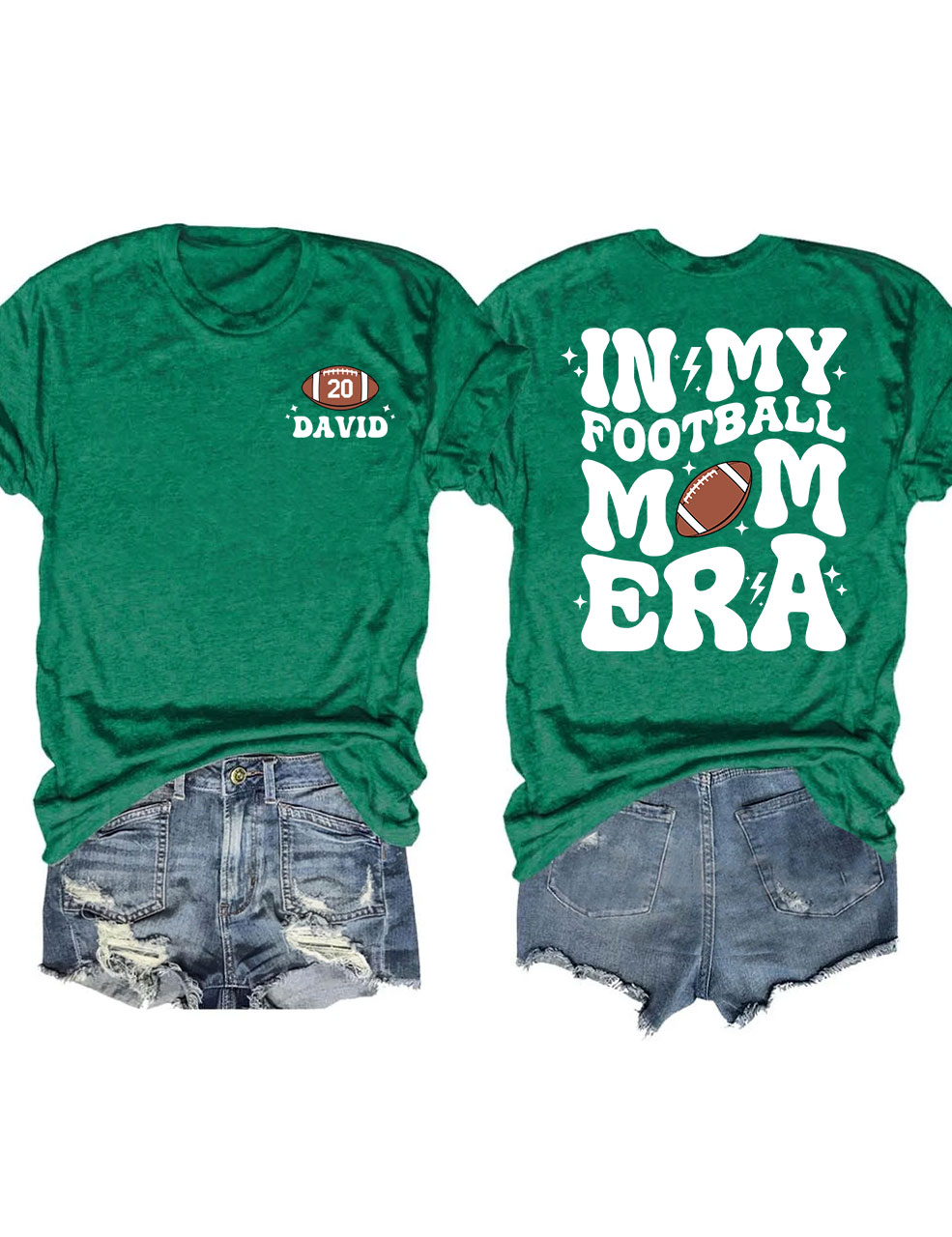 Custom In My Football Mom Era T-shirt