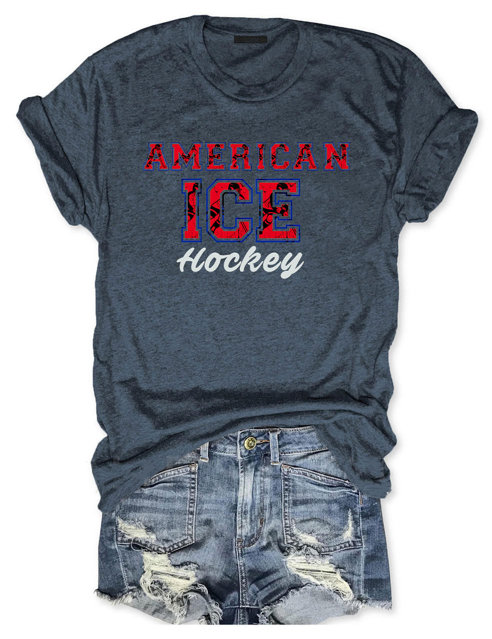 American Ice Hockey Custom T-shirt