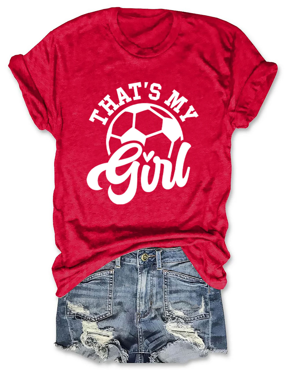 Custom That's My Girl Football T-shirt