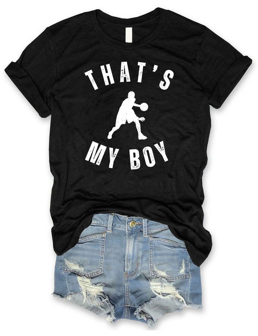 Custom That's My Boy Basketball Mom T-shirt