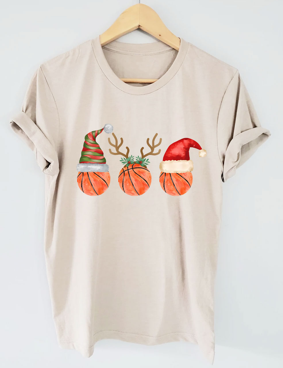 Christmas Basketball T-shirt