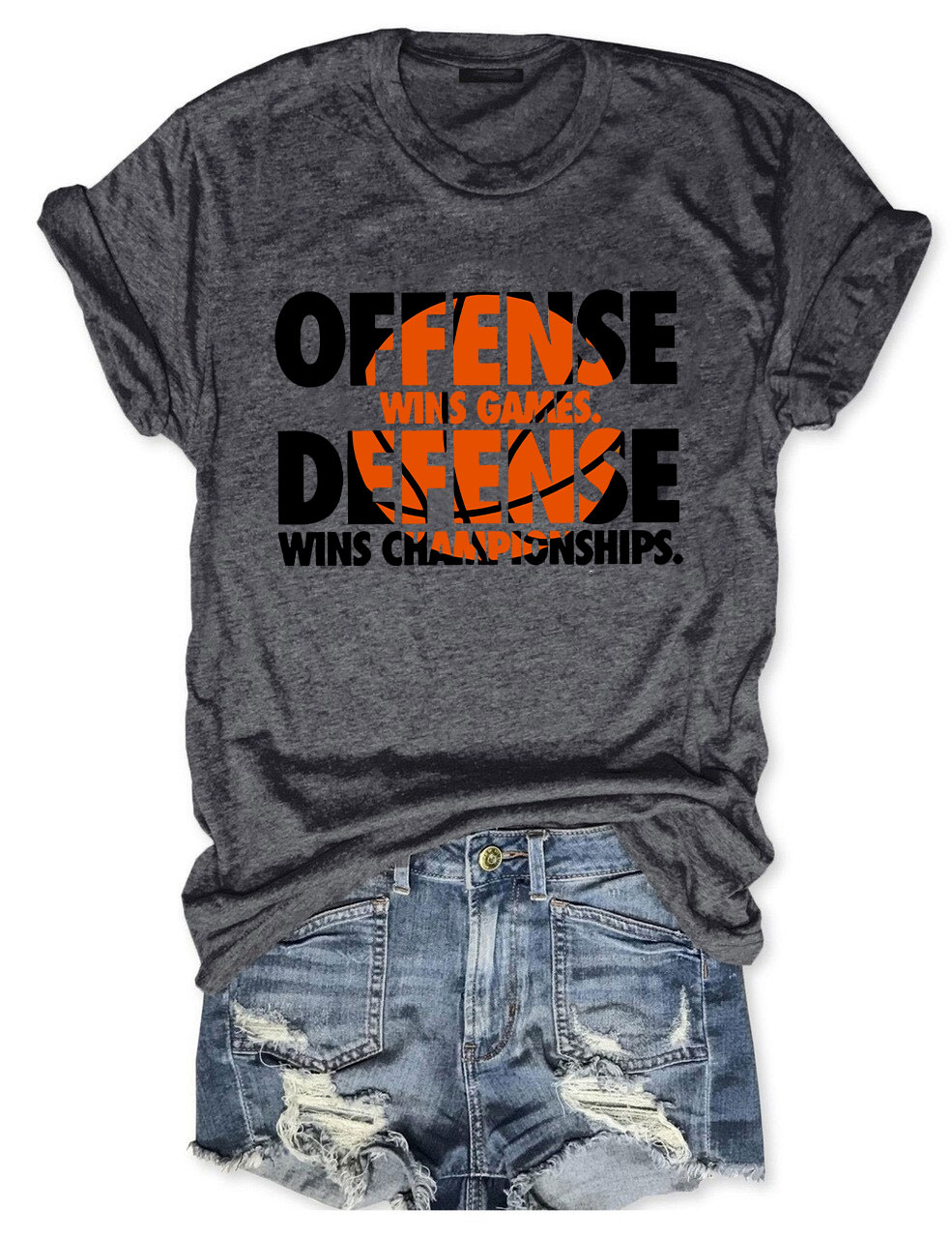 Offense Wins Games Basketball T-shirt