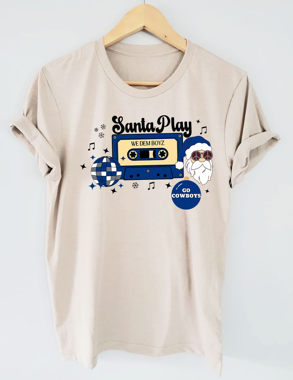 Dallas Cowboys Christmas Football T-Shirt