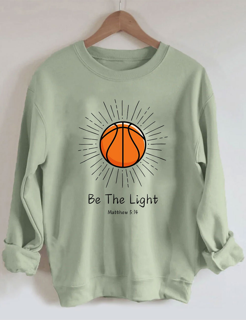 Be The Light Basketball Sweatshirt