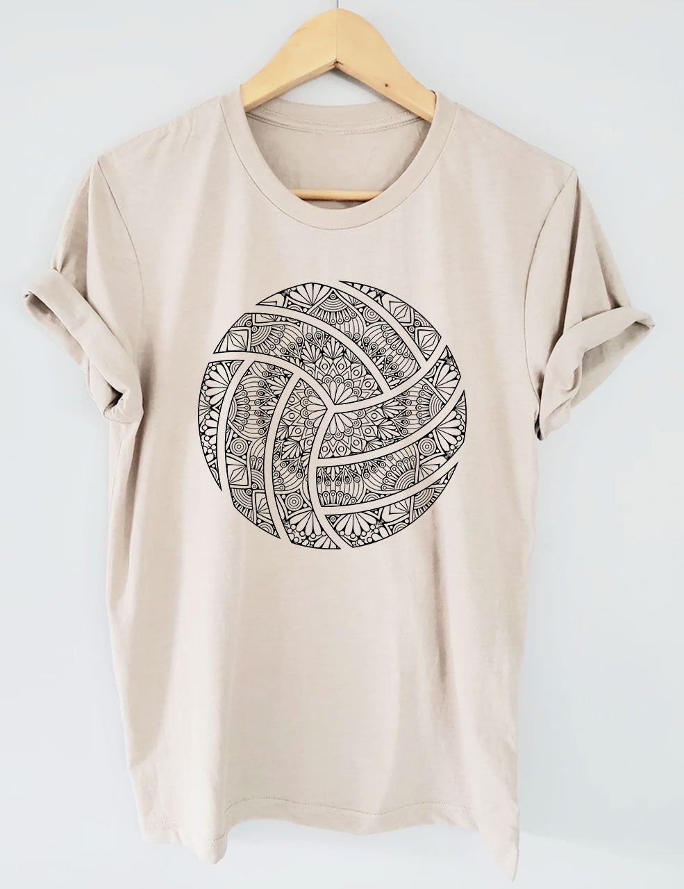 Volleyball Mandala T-shirt